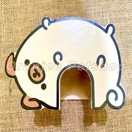 Pug House Premium Wooden Cartoon House Hamster Decoration Dormice