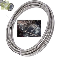 1m 6AN Fuel Line Hose AN6 5/16" Stainless Steel Braided Fuel Hose CPE Oil Gas Cooler Hose SHOPABC323