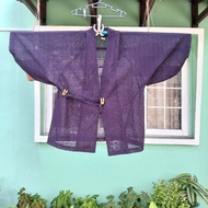 Kimono Haori Purple Japanese Vintage