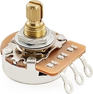 Musiclily Pro HD B1M Pot Brass Metric Split Short Shaft 6.5mm Linear Taper Potentiometer for Electri