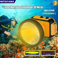 Mitsuyama Senter Kepala Diving Super Terang Senter Selam MS-239P MS239K