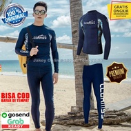 Lcdrmsy Men's Diving Swimsuit 2 Piece Swim Wear