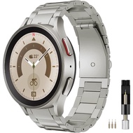 Miimall Titanium Band for Samsung Galaxy Watch 7 6 5 4 44mm 40mm/FE 40mm/5 Pro 45mm/6 4 Classic 47mm