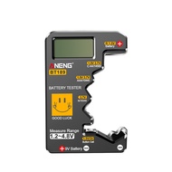 BT189 Battery Tester for AAA,AA,C,D,9V,F,6F22,1.5V/3V Button Batteries,LCD Display Household Battery