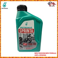 PETRONAS Sprinta F700 15W-50 Semi Synthetic Engine Oil Minyak Hitam API SM JASO MA2 petronas f700 NE