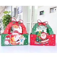 [10 Pieces] Santa Claus Gift Bell Basket Size TO 18*18*8cm, Christmas Gift Basket