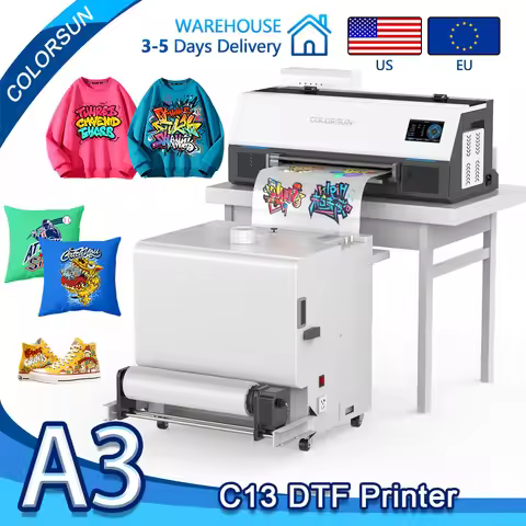 Colorsun A3 DTF Printers For Epson XP600 DTF Transfer Impressora A3 DTF Printing Machine DTF A3 Prin