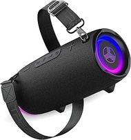 TREBLAB HD-Max - Big Loud Bluetooth Speaker - 60W Stereo, 20H Battery, Powerbank, IPX6 Waterproof, T