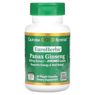 California Gold Nutrition EuroHerbs, Panax Ginseng Extract, Euromed Quality, 250 mg, 60 Veggie Capsu