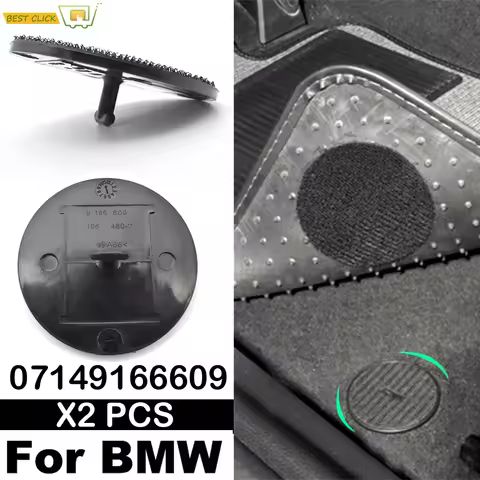 Car Carpet Floor Mat Clips Turn Twist Lock For BMW E32 E36 E46 E38 E39 07149166609 Holders Fixing Gr