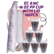 EC A16C 16 OZ CUP DENGAN TUDUNG 100PCS