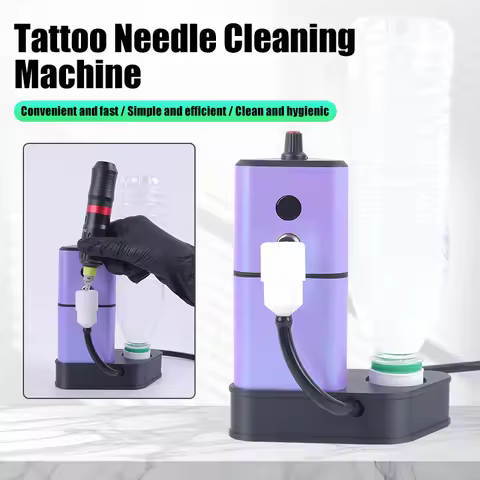 YILONG Tattoo Needle Cleaning Machine with Automatic Sensor Tattoo Needle Washer Color Rinse Tool Es