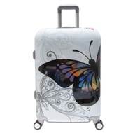[HCM]Vali du lịch nhựa hình Bướm Butterfly size trung 24 đựng 20Kg TA041