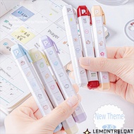 LEMONTRELQAT Seal Pen, Detachable Multi-Head Arrival Cute To Do List Journal Stamp,  Portable Stamp 