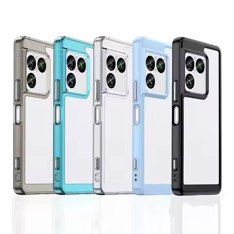 For Sony Xperia 1 VIII Case Cover Sony Xperia 1 VIII Capas Bumper Transparent Plastic Back Colour Cl