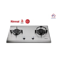(Ready Stock, Free Shipping) Rinnai Stainless Steel Hob Gas Hob Rinnai RB-712N-S / RB712NS