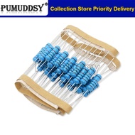 10PCS 3W Metal Film Resistor 1% 0.1R-8.2R 0.12 0.15 0.18 0.22 0.3 Ohm 1R 1.2R 1.5R 1.8R 2.2R 3R