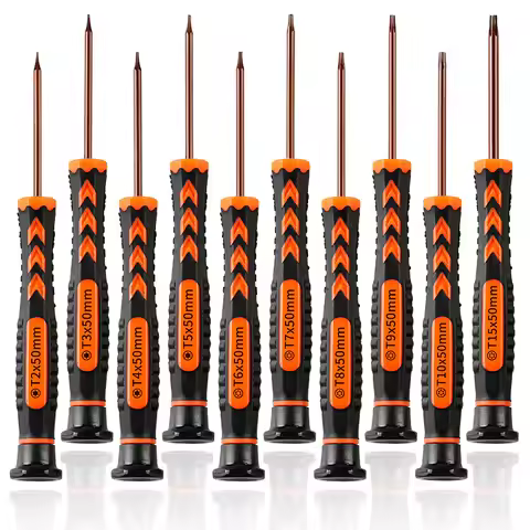 T8H Screwdriver, Magnetic S2 Steel Torx Security Tool Single/Set for PS5 Dyson, Phone Game Console L