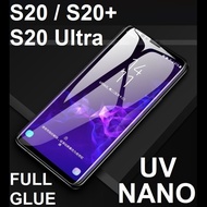 Samsung Galaxy S20 / S20 Plus / S20 Ultra 9H HD UV Nano Full Glue Full Coverage Tempered Glass Scree