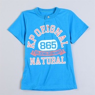 1017 Boys Girls Children Clothing Letter Short-Sleeved T-Shirt 80057 Baseball Henry Collar Casual Sp