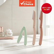 Safe Folding Eyebrow Epilator Trimmer Razor for Women Portable