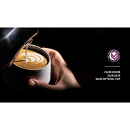 300cc Latte cup with saucer CLUBHOUSE MANIKO LINE / WLAC OFFICIAL CUP