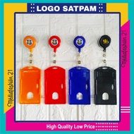 GANTUNGAN YOYO ID CARD SATPAM/SECURITY + TEMPAT ID CARD