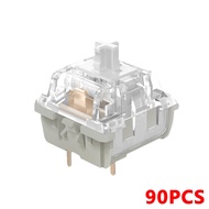 GMKFans KTT Kang White V3 Switches for DIY Mechanical Keyboard Linear Switch 3Pins Custom Cherry Gam
