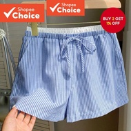 BR19-DEC24-D-2-Spliced Waistband Shorts-STB19BR096  BR19-DEC24-D-2-Seluar pendek dengan tali pinggan