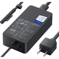 Pengecas Komputer Riba Microsoft Surface Book 3 127W untuk Surface Book 2 102W, Book1, Surface Lapto