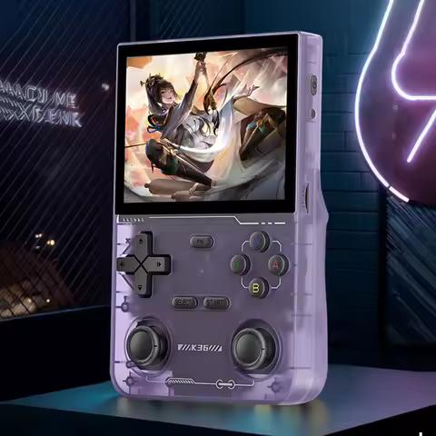K36 Retro Handheld Video Game Console 3.5 Inch IPS Screen 16000 Games Emulator Game Player for PSP/M
