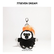 White-Faced Monk-Faced Monkey Dudu Doll Cute Ugly Gorilla Baboon Keychain Bag Pendant Toy