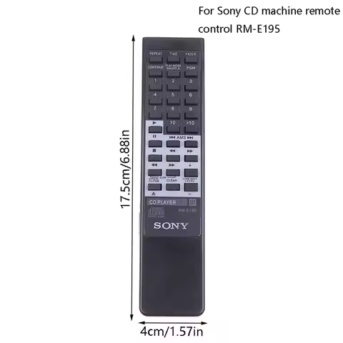 RM-E195 Remote Control Universal for CD AUDIO DISC DVD Recorder 228ESD 227ESD CDP-X33 CDP-790/950 Fe