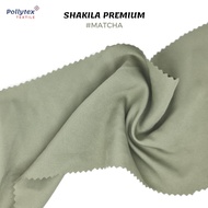 Kain Bahan Shakila Premium Samira Stretch Sakila Syakila Shakilla Twill Gamis Ecer Meteran per 50 cm