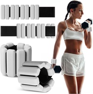 Wrist Weights Set of 2 Wearable Wrist Ankle Weights for Women & Men Silicone Weighted Bangles Adjust