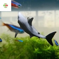 RADIV 3 set DIY Aquarium Floating Ornaments, Creative Undersea Animal Aquascape Shark Figurine, Land
