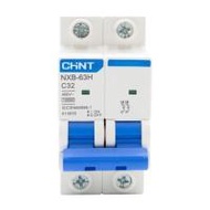 เมนเบรกเกอร์กันดูด 40 แอมป์ 2 โพล CHINT MCB NXB-63H (1298973)