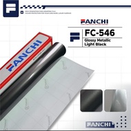 152cm Sticker FANCHI FC546 Glossy Metallic Candy Black Per Meter