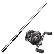 Malaysia Fishing Set Casting Fishing Rod M Power 7.2:1 Gear Ratio Casting Fishing Reel Left/Right Ha