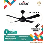 Deka Ceiling Fan DCX With Reverse Function / DC High Speed Motor