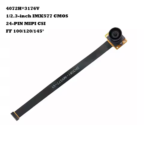 Customized 4K 12MP HD 1/2.3-inch IMX577 MIPI Camera Module with Fixed Focus 100/120/145° 24-PIN MIPI
