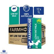 Farmhouse UHT Low Fat Fresh Milk 1L x 12 (Laz Mama Shop)