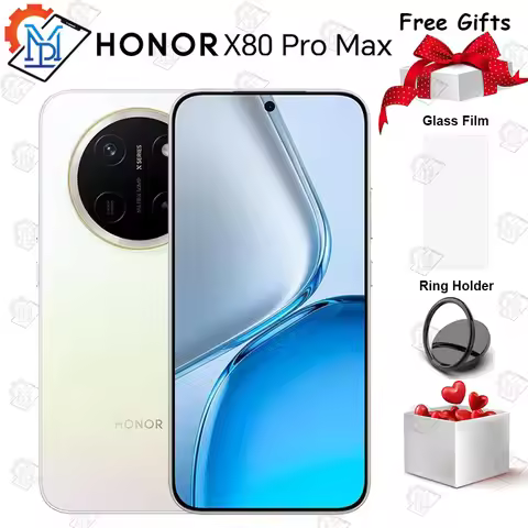 2026 Original HONOR X80 Pro Max 6.8 Inches 120Hz AMOLED Display Snapdragon 6 Gen 5 Camera 50MP Big B
