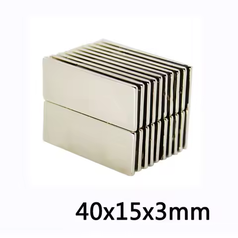 40x15x3 mm Powerful Block Magnet 40mm x 15mm x 3mm Strong Magnet 40x15x13mm For Home Refrigerators, 