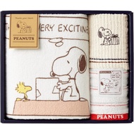 High quality products Directly from Japan Nishikawa TT81300605 Snoopy Towel Gift Set, 9.1 x 10.6 x 2
