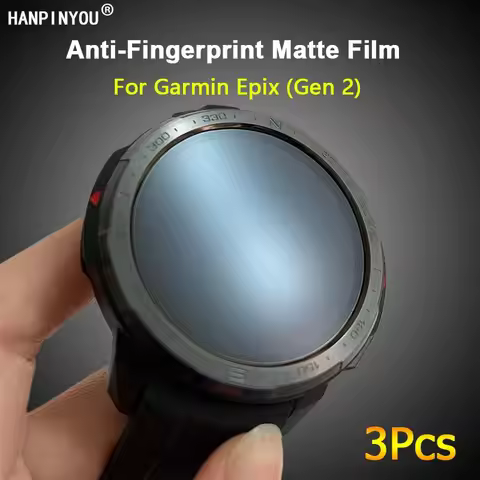 3Pcs Screen Protector For Garmin Epix Gen 2 Smart Watch Ulltra Slim Anti-Fingerprint Matte Soft Film