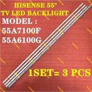 Hisense 55A6100G 55A7100F TV LED BACKLIGHT BARU READY STOCK 55A6100