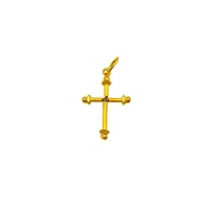 916 Gold Cross Pendant