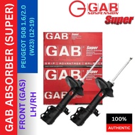Original GAB Super Absorber - FRONT &amp; REAR GAS PEUGEOT 508 1.6/2.0 (W23) (12-19)