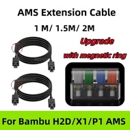 For Bambu Lab H2D X1C P1S 3D printer 6pin Data Cable AMS HUB Connection AMS 1.5 meters For Bambu Lab